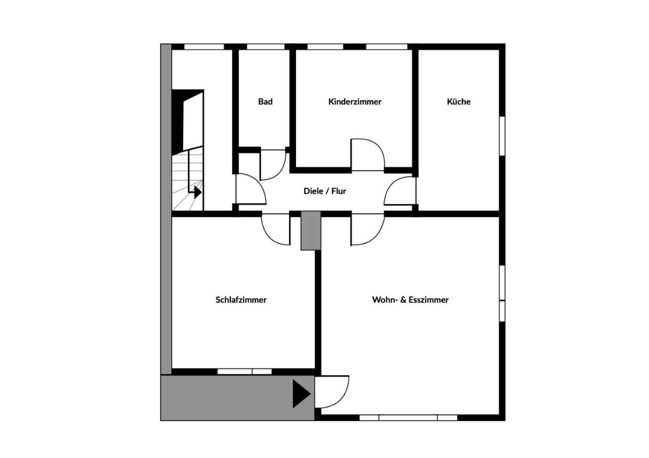 Appartamento Haus Der Elemente Goslar Esterno foto